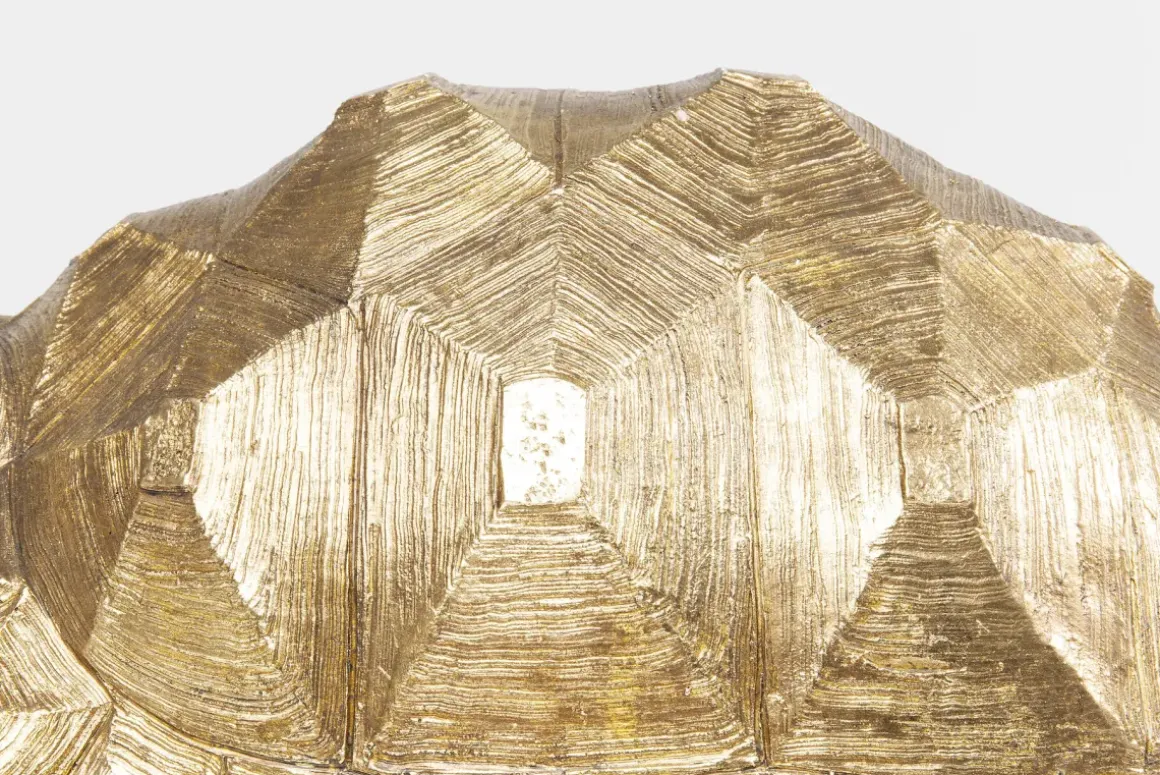 Skulptur Turtle - Dekor Sköldpadda Guld, 60cm - KARE Design