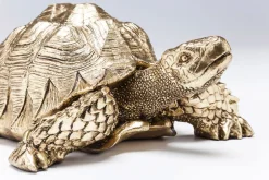 Skulptur Turtle - Dekor Sköldpadda Guld, 26cm - KARE Design