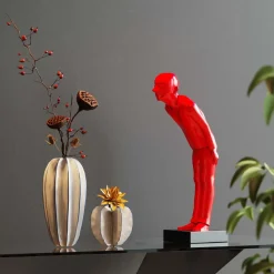 Skulptur Welcome Guests - Röd, 46cm - KARE Design