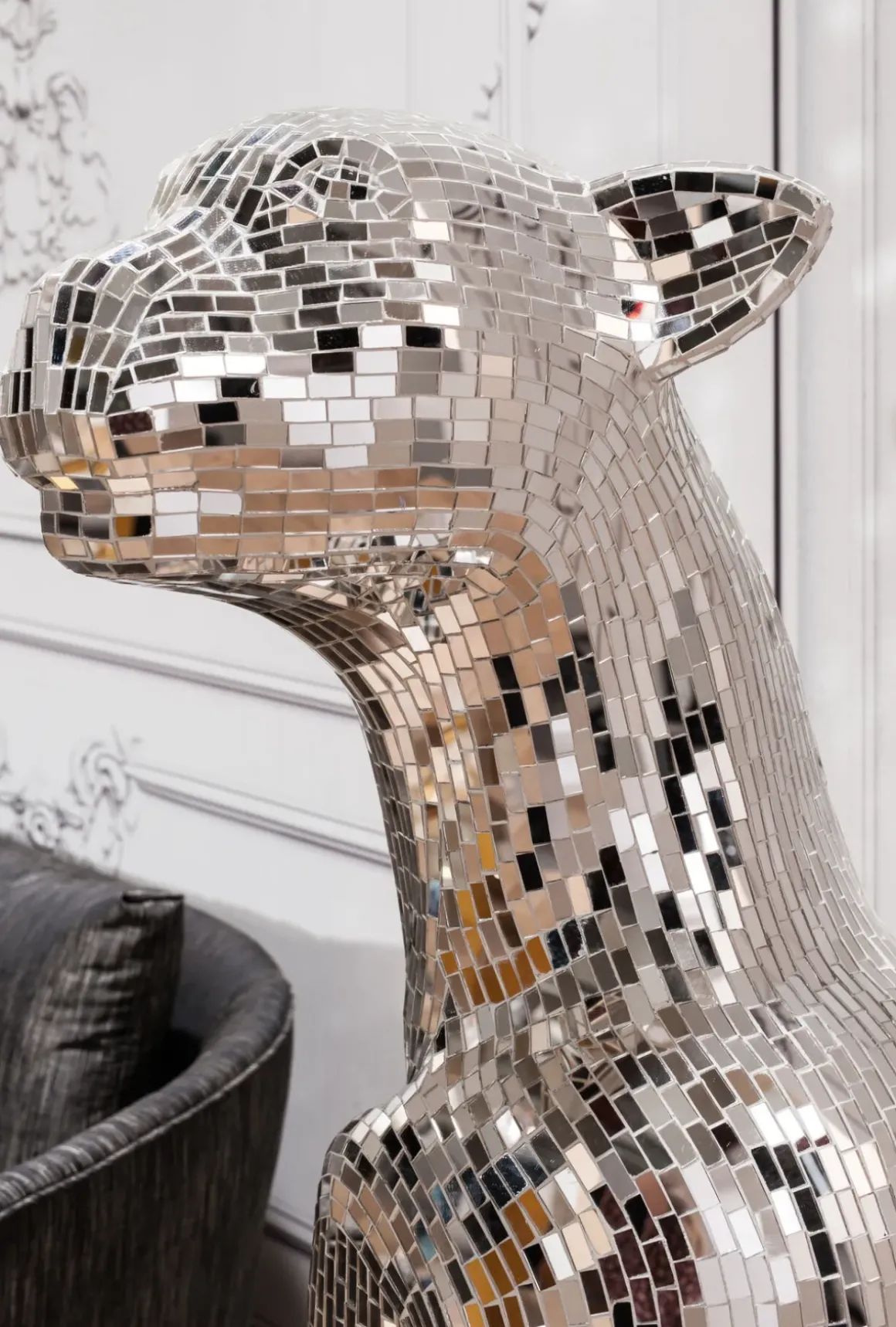 Skulptur Welcome Panther Vänster, 150cm - KARE Design