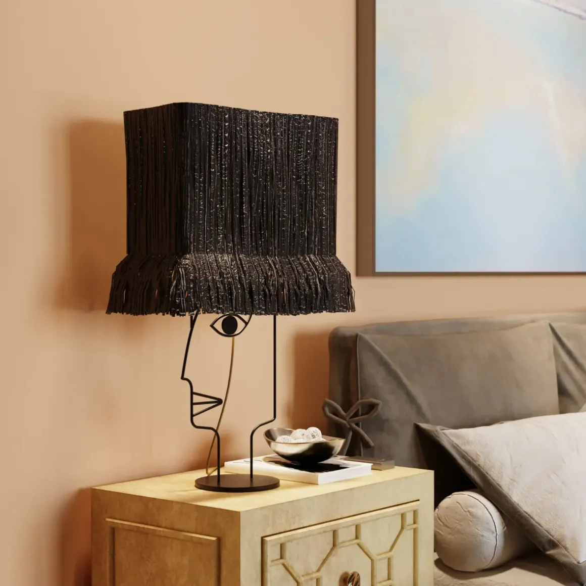 Sängbord Alhambra - Byrå, 2 Lådor - KARE Design