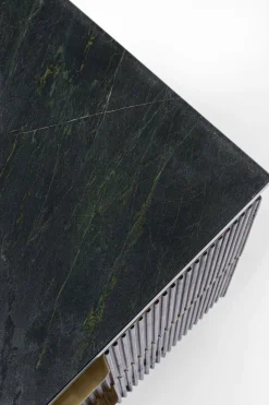 Sängbord - Byrå Catalina - Mörkt trä/Marmor, 51x58cm - KARE Design