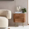 Sängbord Grace - Byrå - Trä/Marmor/Guld - KARE Design