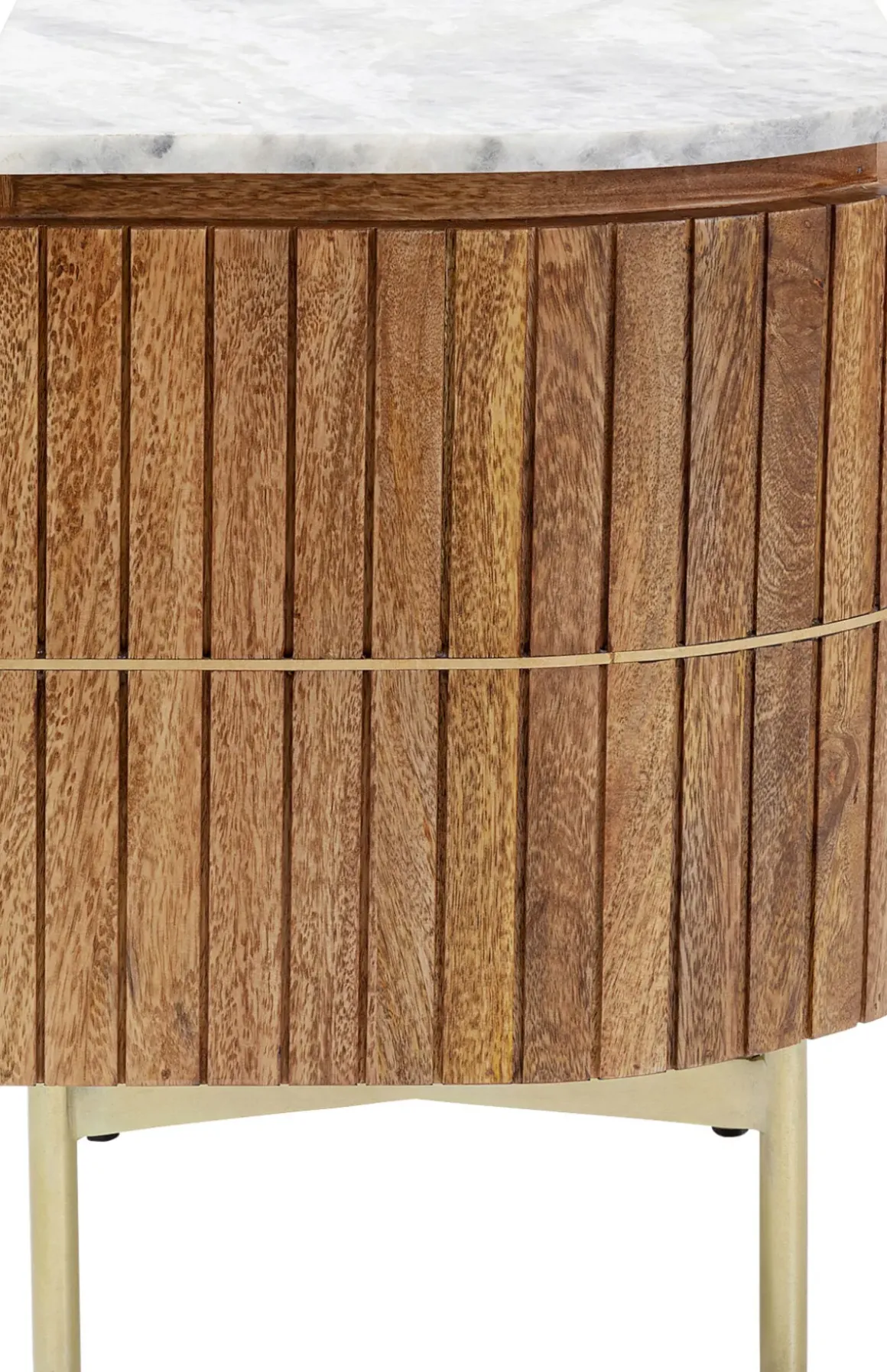 Sängbord Grace - Byrå - Trä/Marmor/Guld - KARE Design