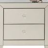 Sängbord Luxury - Byrå Champangefärgat Spegelglas, 2 Lådor - KARE Design