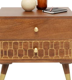 Sängbord Muskat - Byrå, 2 Lådor - KARE Design