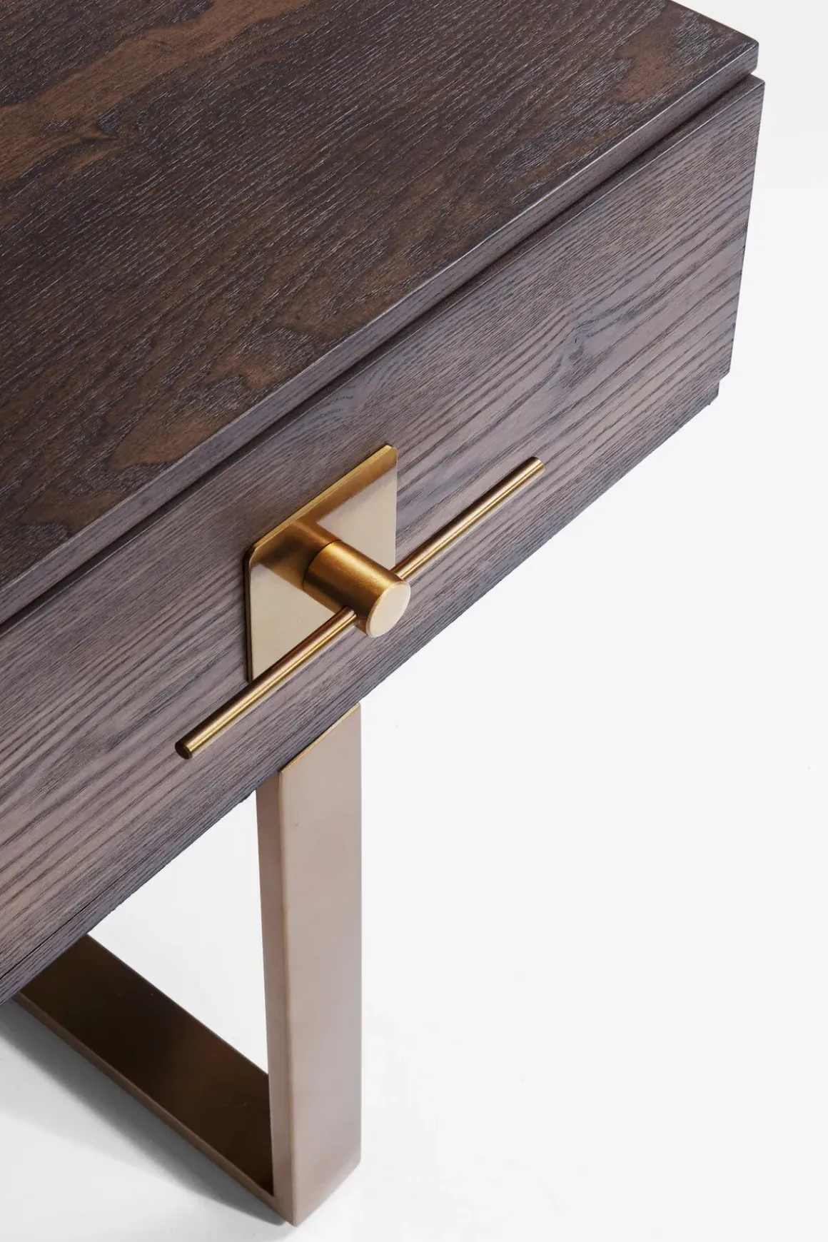Sängbord Osaka med Låda - Mörkt Trä - KARE Design