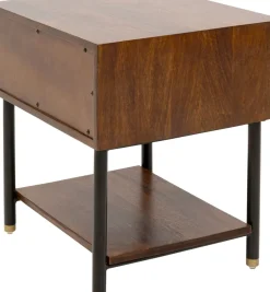 Sängbord Ravello med Låda - Massivt Trä - KARE Design