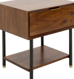 Sängbord Ravello med Låda - Massivt Trä - KARE Design