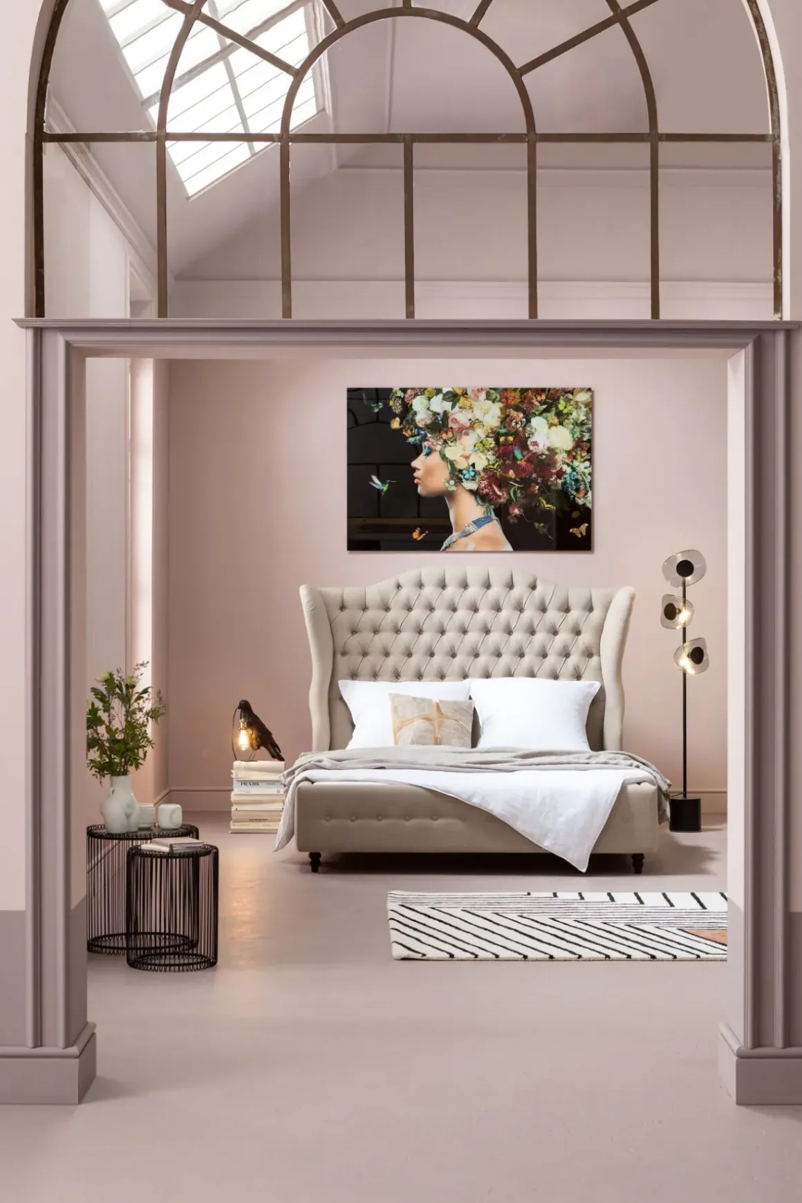 Säng City Spirit Linen Natural 180x200cm - KARE Design
