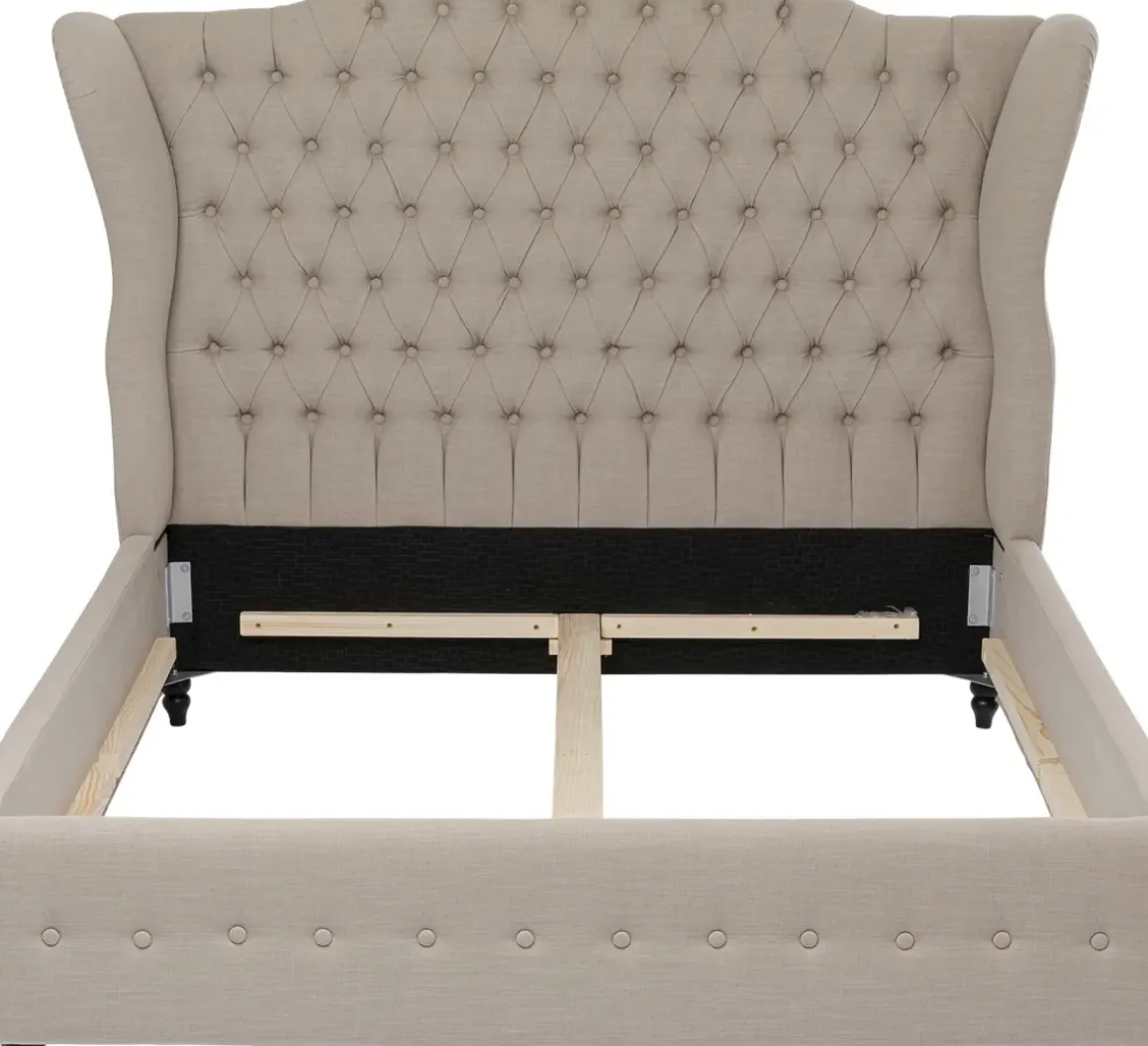Säng City Spirit Linen Natural 180x200cm - KARE Design