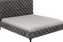Säng Desire Hög 180x200cm - Grå Sammet - KARE Design