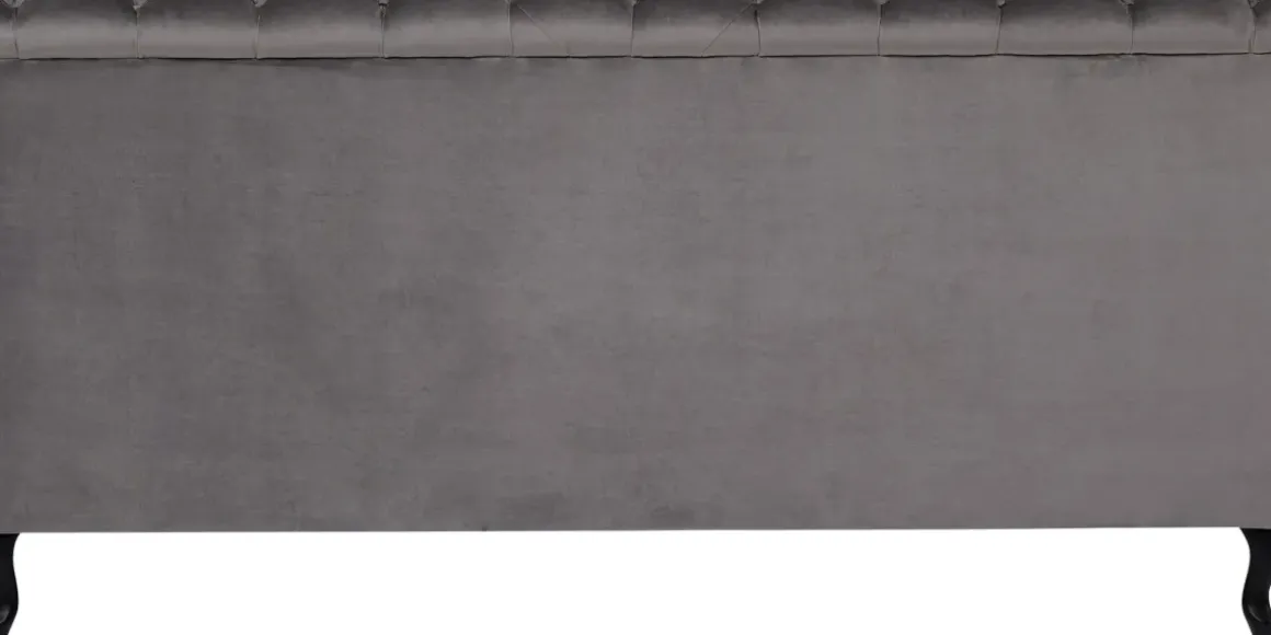 Säng Desire 200x200cm - Grå Sammet - KARE Design