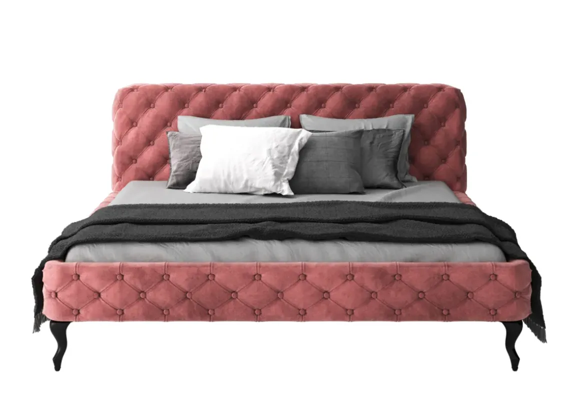 Säng Desire 160x200cm - Mauve Sammet - KARE Design