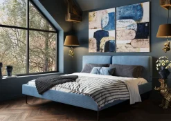 Säng East Side - Blå, 160x200cm - KARE Design