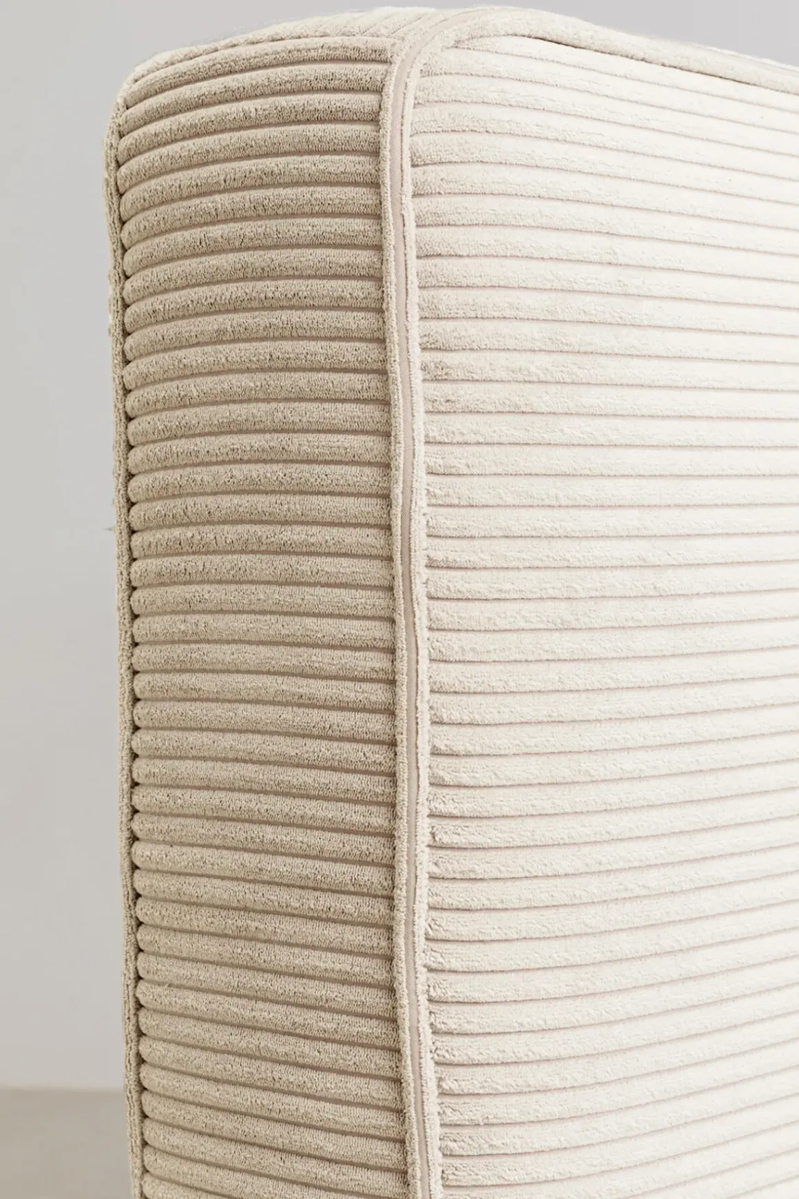 Säng East Side Cord - Creme, 180x200cm - KARE Design