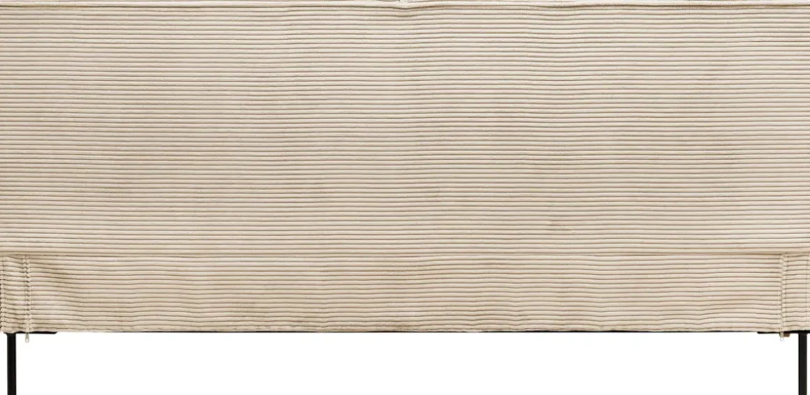 Säng East Side Cord - Creme, 160x200cm - KARE Design