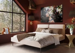 Säng East Side Cord - Creme, 160x200cm - KARE Design