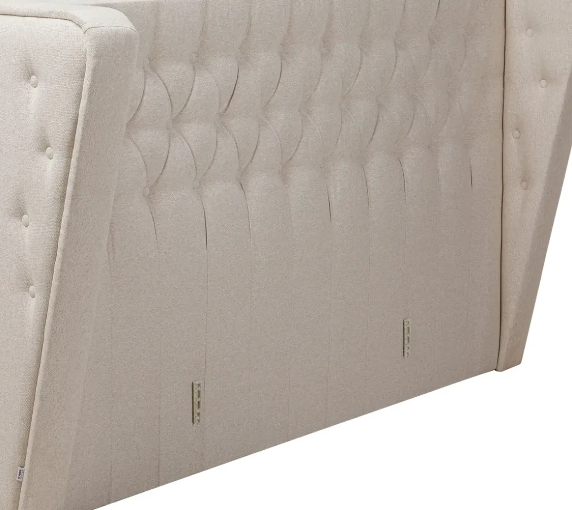 Sänggavel Benito Moon - Cream, 180cm - KARE Design