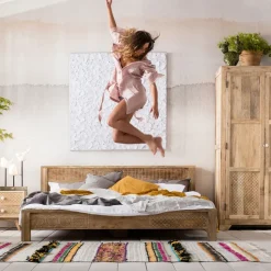 Säng Puro - Massivt Ljust Trä, 160x200cm - KARE Design