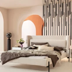 Säng Tivoli 160x200cm- Ljus beige - KARE Design