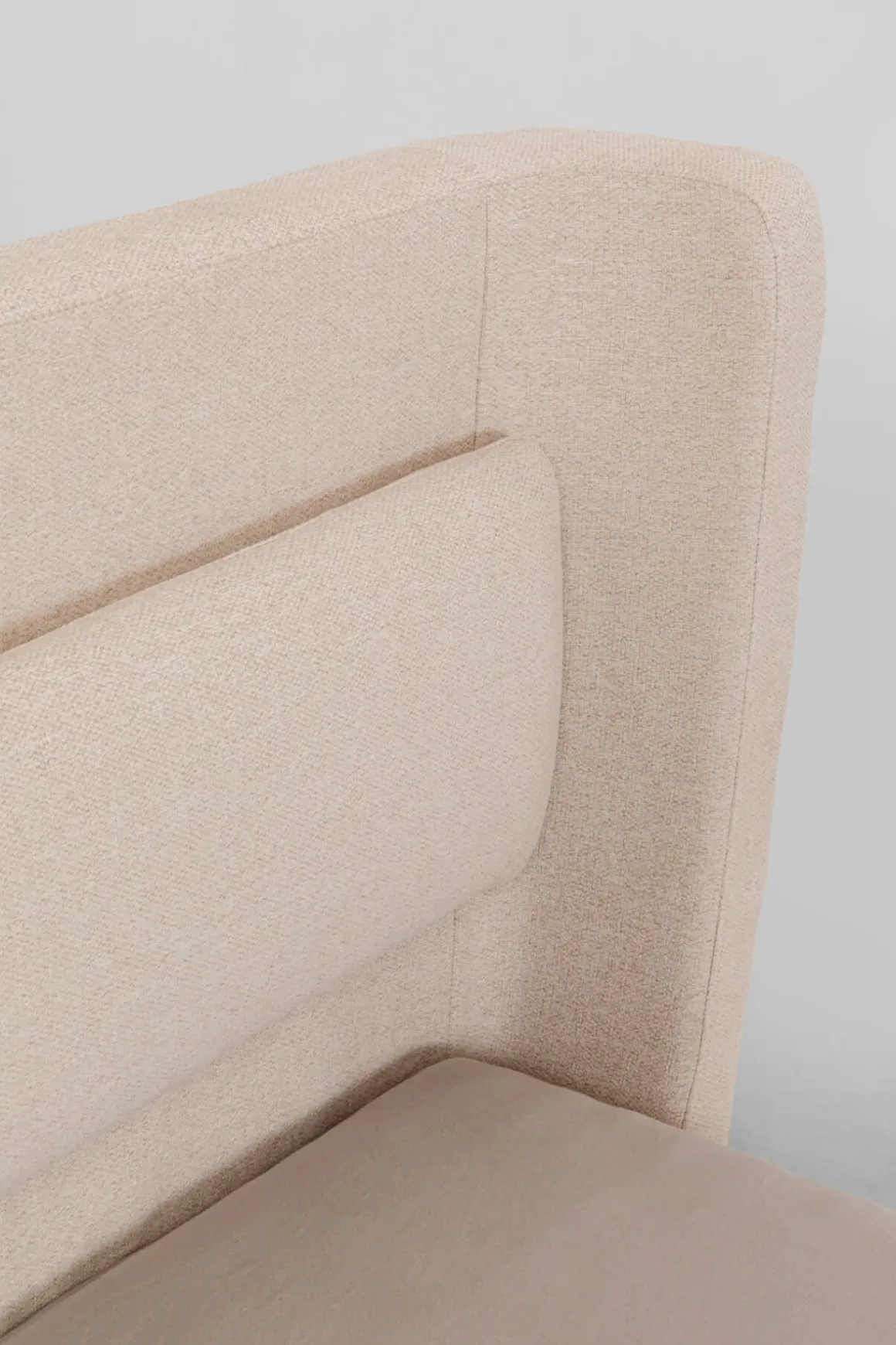 Säng Tivoli 180x200cm - Ljus beige - KARE Design