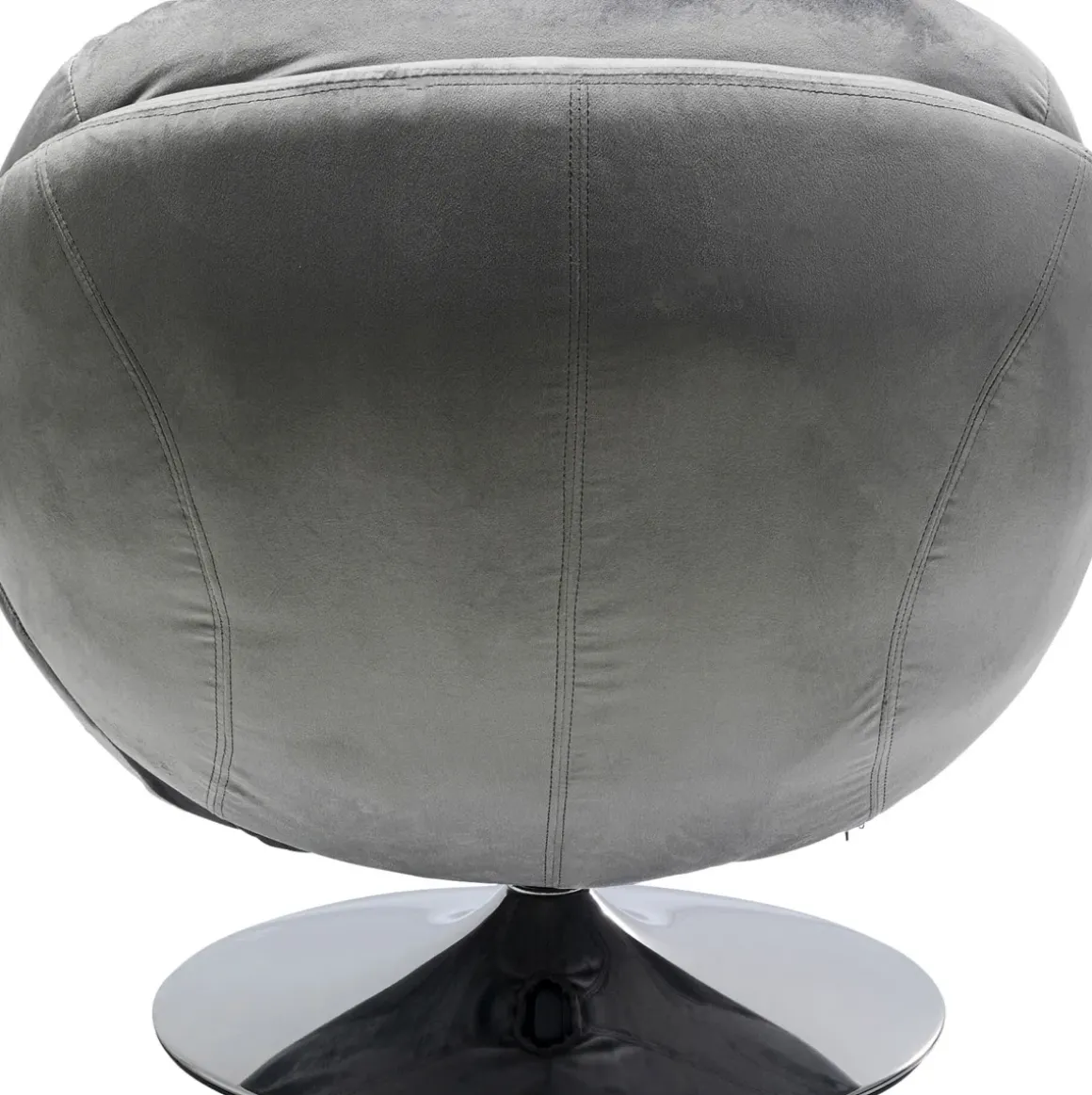 Snurrfåtölj Cosy - Grå Sammet - KARE Design