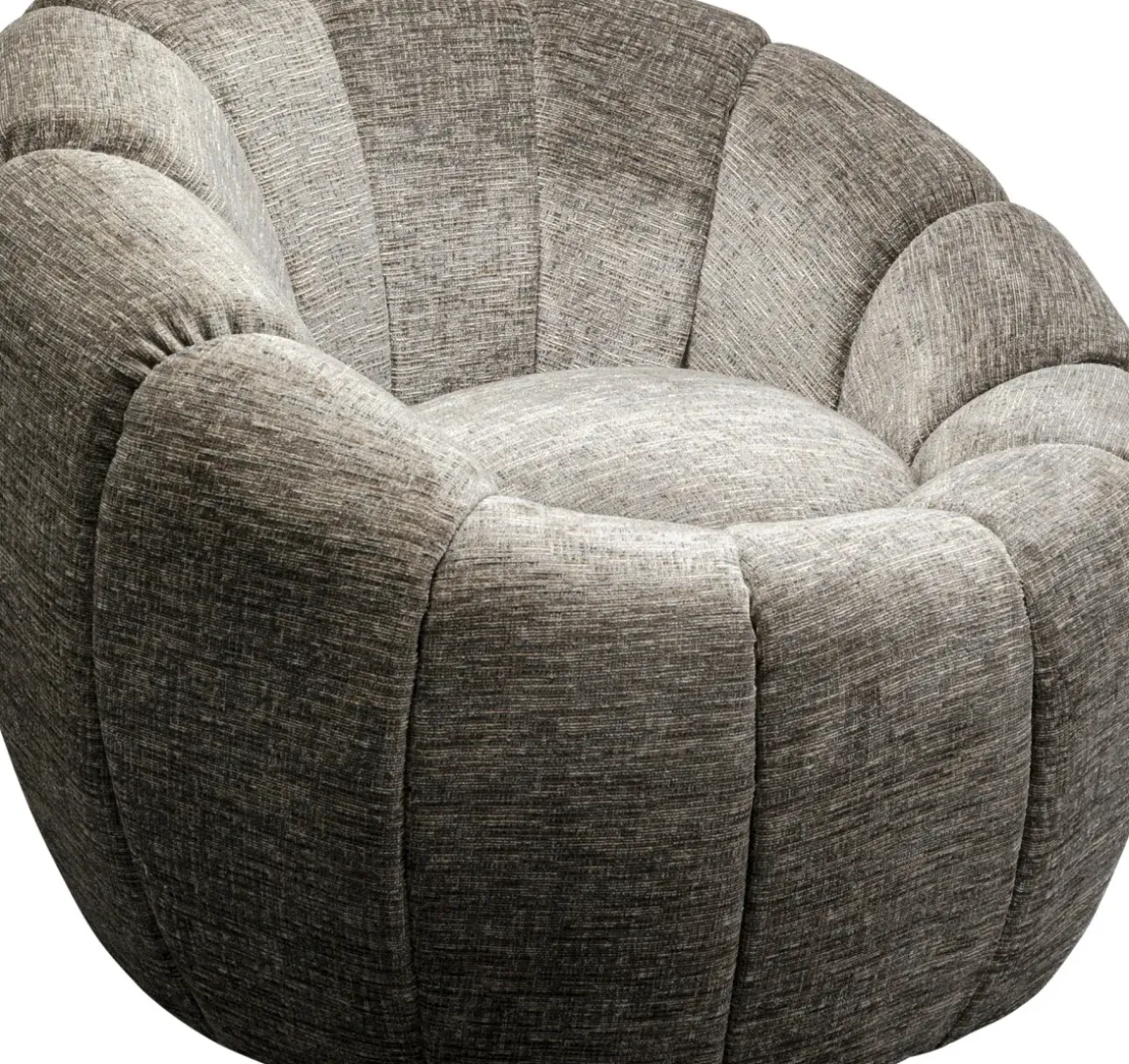 Snurrfåtölj Fiori - Grå - KARE Design