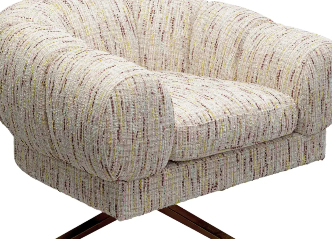 Snurrfåtölj Janno - Beige - KARE Design