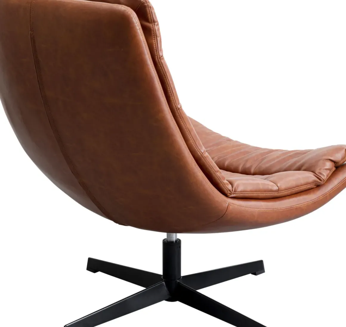 Snurrfåtölj Lido - Brun - KARE Design