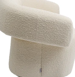 Snurrfåtölj Maye Bouclé - Beige - KARE Design