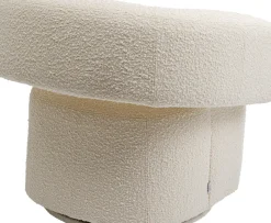 Snurrfåtölj Maye Bouclé - Beige - KARE Design