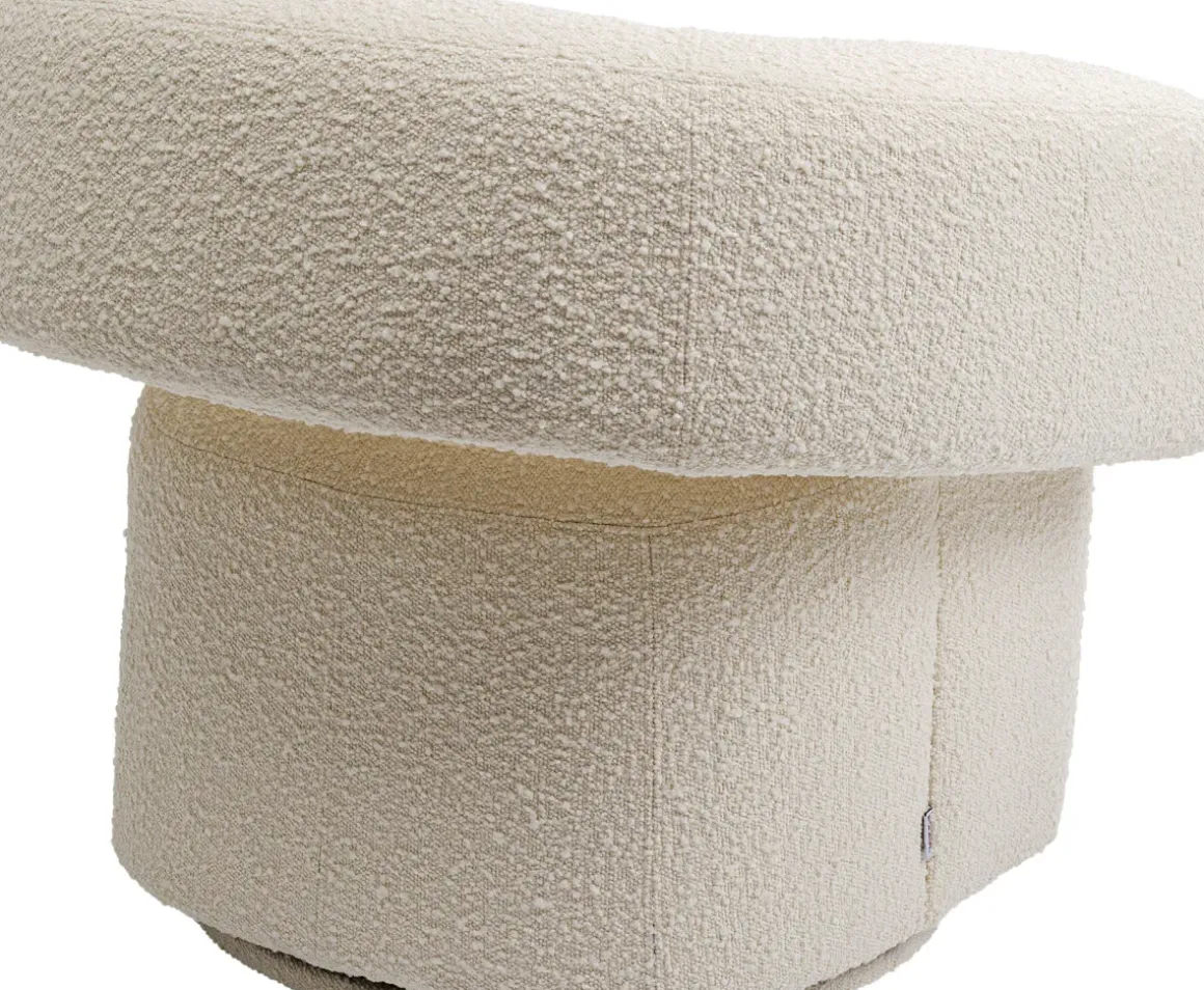 Snurrfåtölj Maye Bouclé - Beige - KARE Design