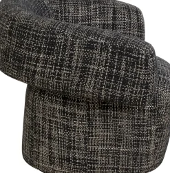 Snurrfåtölj Maye Bow - Grå - KARE Design