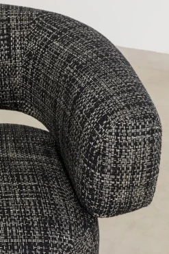 Snurrfåtölj Maye Bow - Grå - KARE Design