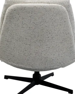 Snurrfåtölj med Pall Columbia - KARE Design