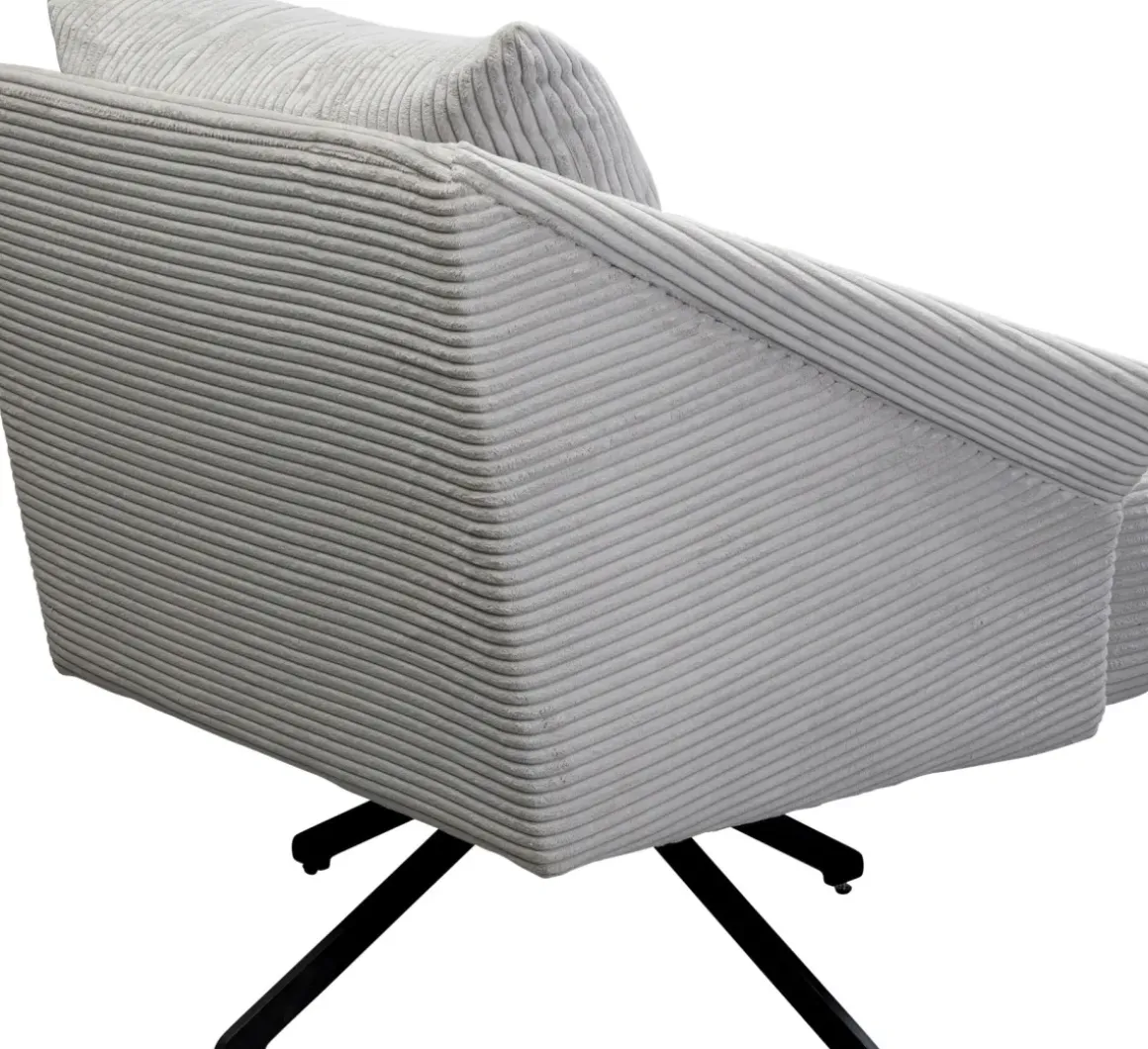 Snurrfåtölj Milo - Beige/Grå - KARE Design