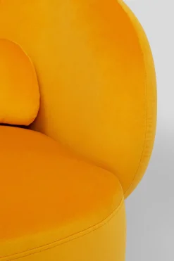 Snurrfåtölj Orion - Gul - KARE Design