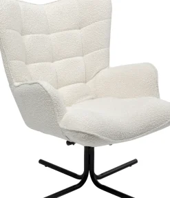 Snurrfåtölj Oscar - Bouclé Cream - KARE Design