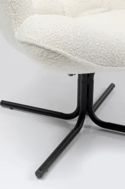 Snurrfåtölj Oscar - Bouclé Cream - KARE Design