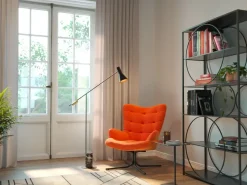 Snurrfåtölj Oscar - Sammet/Orange - KARE Design
