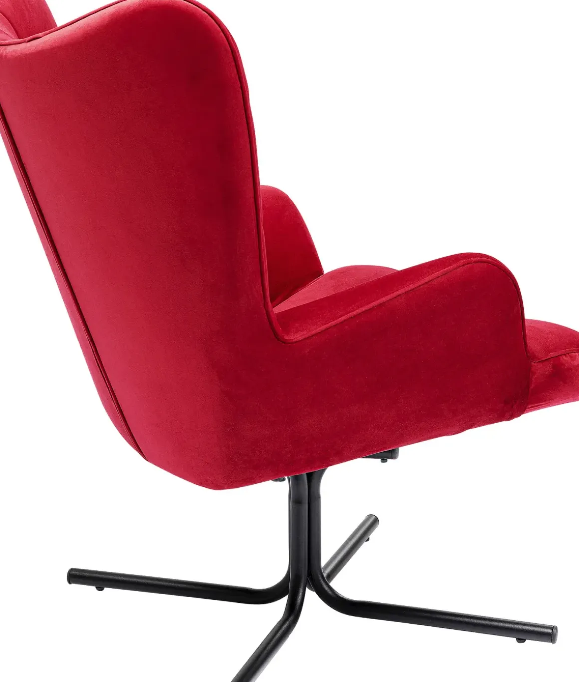 Snurrfåtölj Oscar - Sammet/Röd - KARE Design