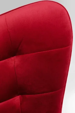 Snurrfåtölj Oscar - Sammet/Röd - KARE Design