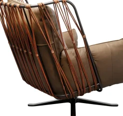 Snurrfåtölj Paradiso - Brun - KARE Design
