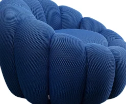 Snurrfåtölj Peppo Bloom - Blå - KARE Design