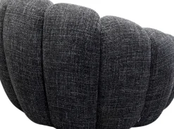 Snurrfåtölj Peppo Bloom - Melange Svart - KARE Design