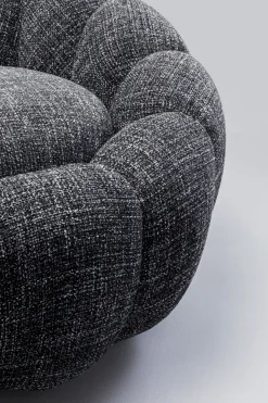 Snurrfåtölj Peppo Bloom - Melange Svart - KARE Design