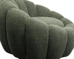 Snurrfåtölj Peppo Bloom - Melange Grön - KARE Design