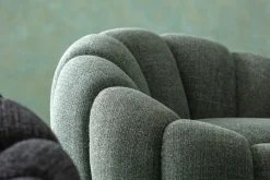 Snurrfåtölj Peppo Bloom - Melange Grön - KARE Design