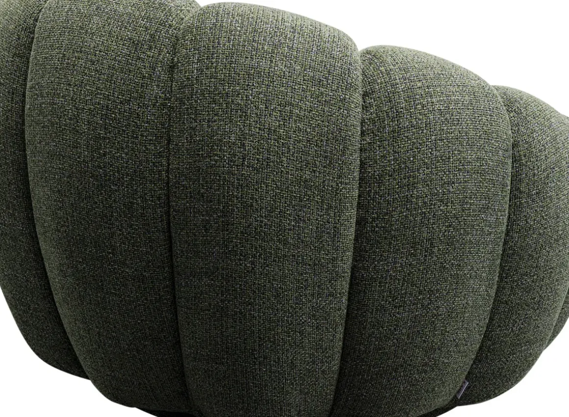 Snurrfåtölj Peppo Bloom - Melange Grön - KARE Design